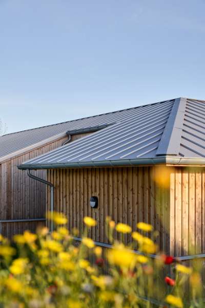 Modern roofing solution completes boarding school, Rågelund Efterskole, Rågelundvej 179, 5240 Odense NØ